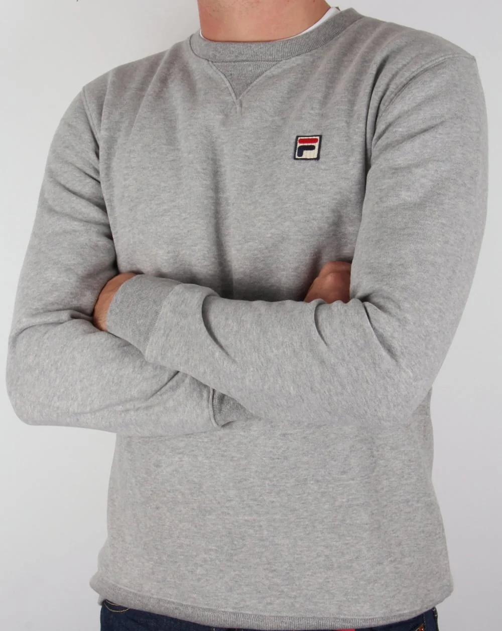 Fila Vintage Brixen Sweatshirt Grey - Image 3