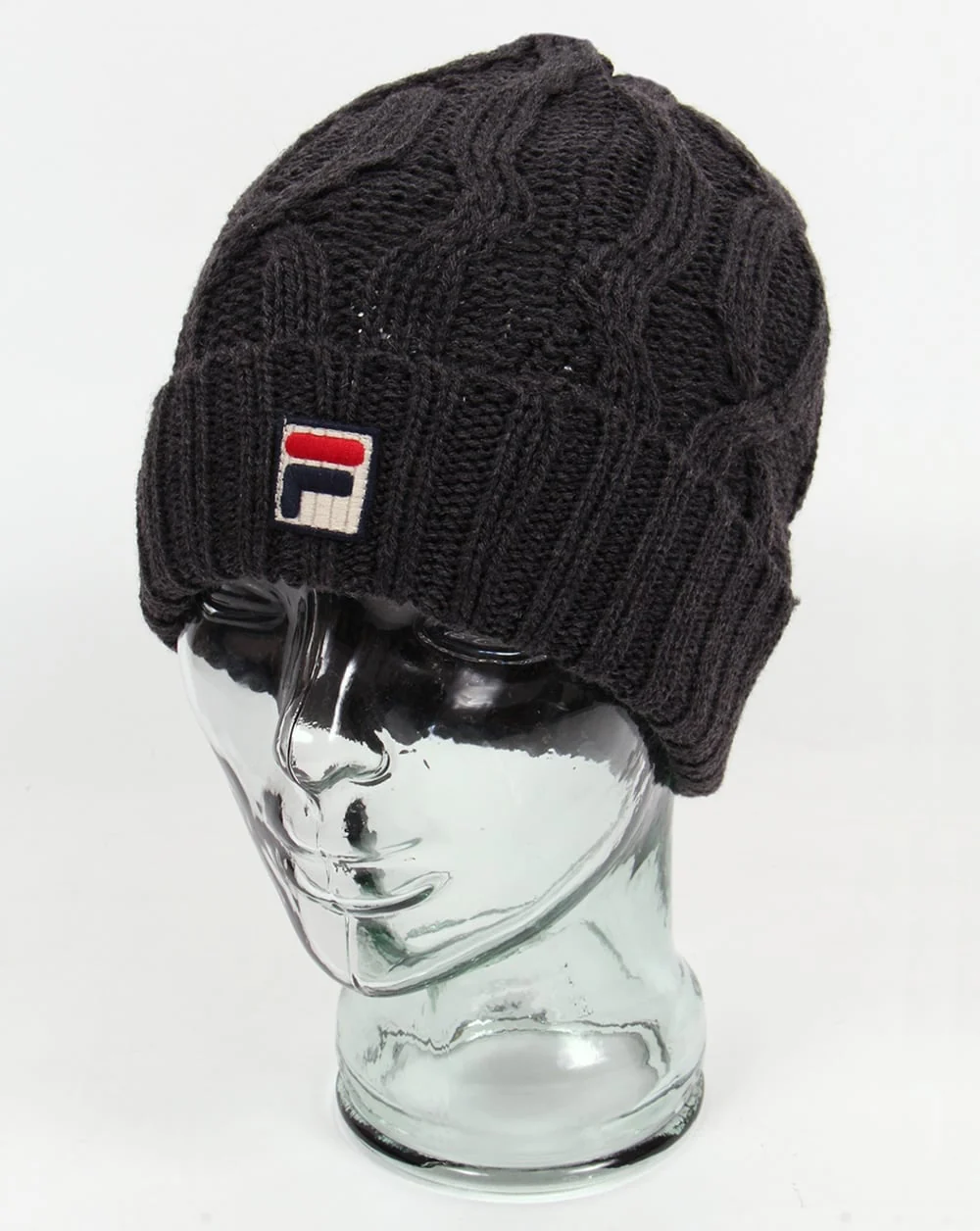 Fila Vintage Cavinato Ski Beanie Charcoal Grey