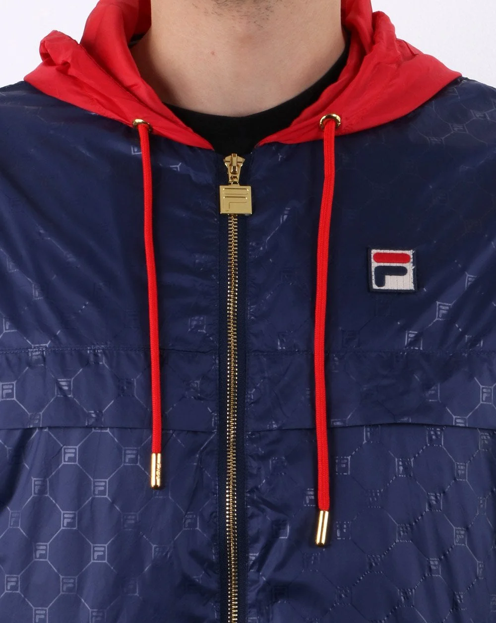 Fila Vintage Copper Jacket Navy/Red - Image 3