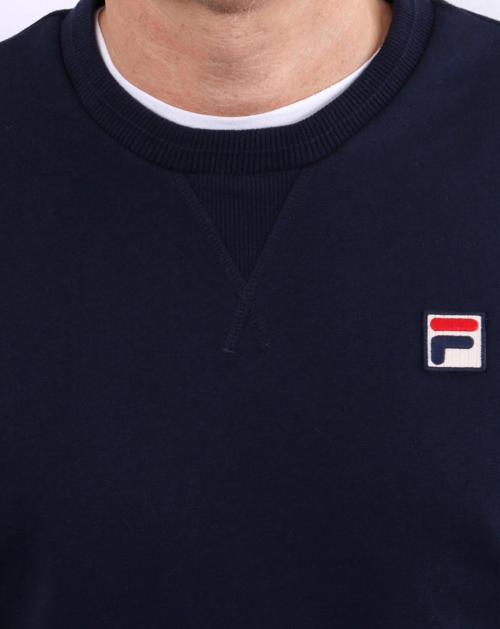 Fila Vintage Crew Sweatshirt Navy - Image 2