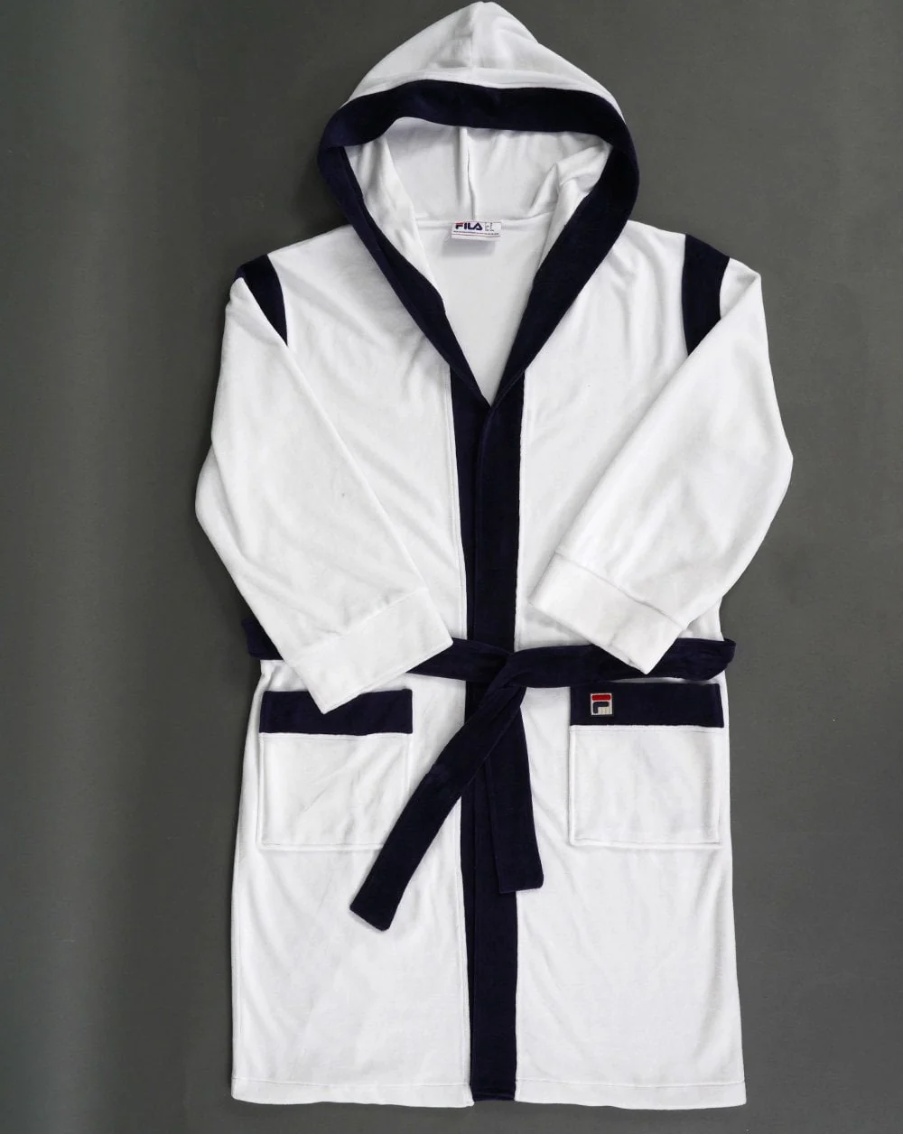 Fila Vintage Dressing Gown White/Navy