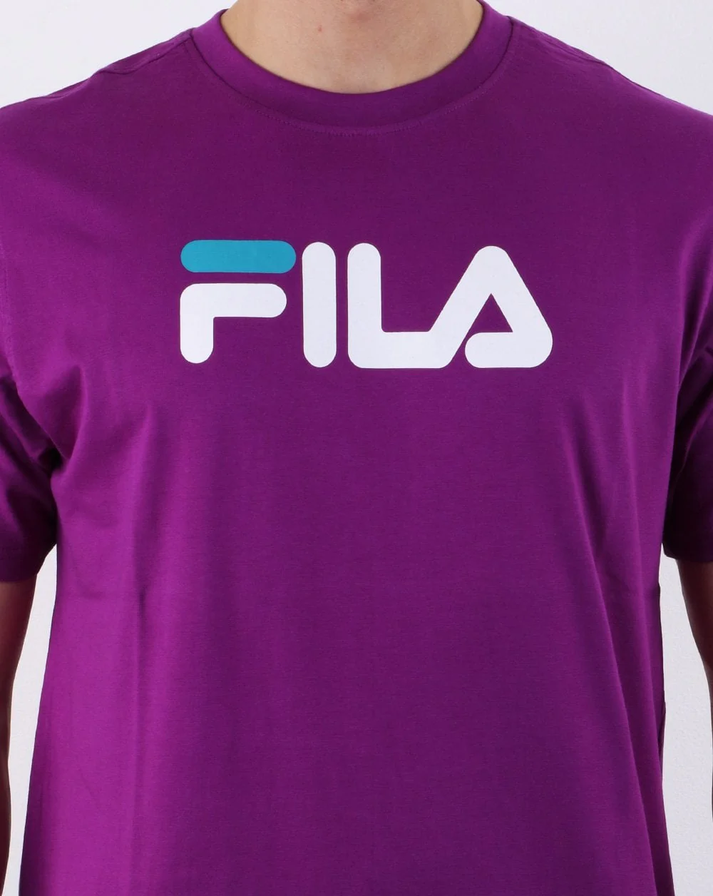 Fila Vintage Eagle T Shirt Purple - Image 3