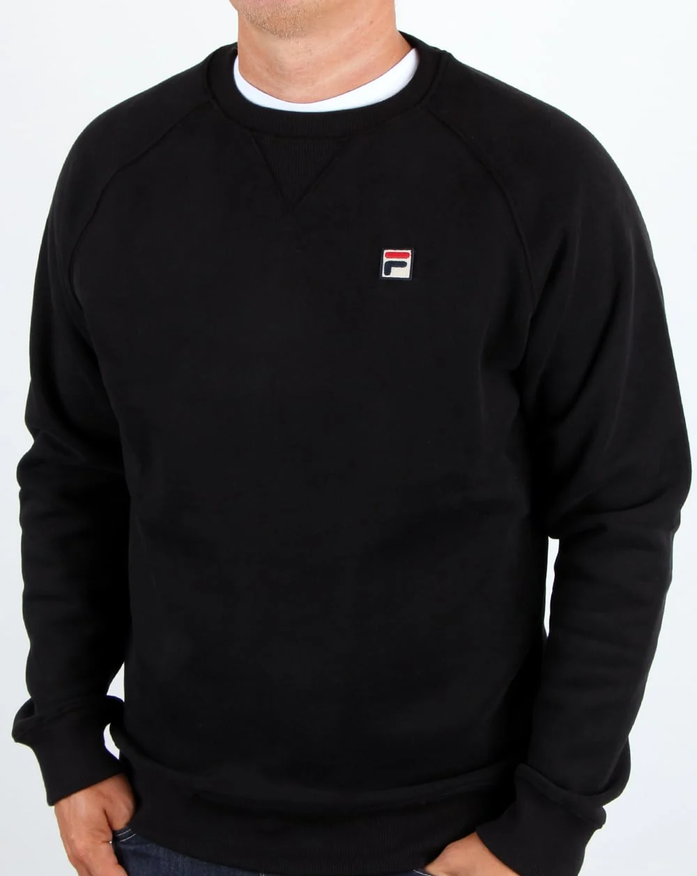 Fila Vintage Filippo Crew Sweat Black