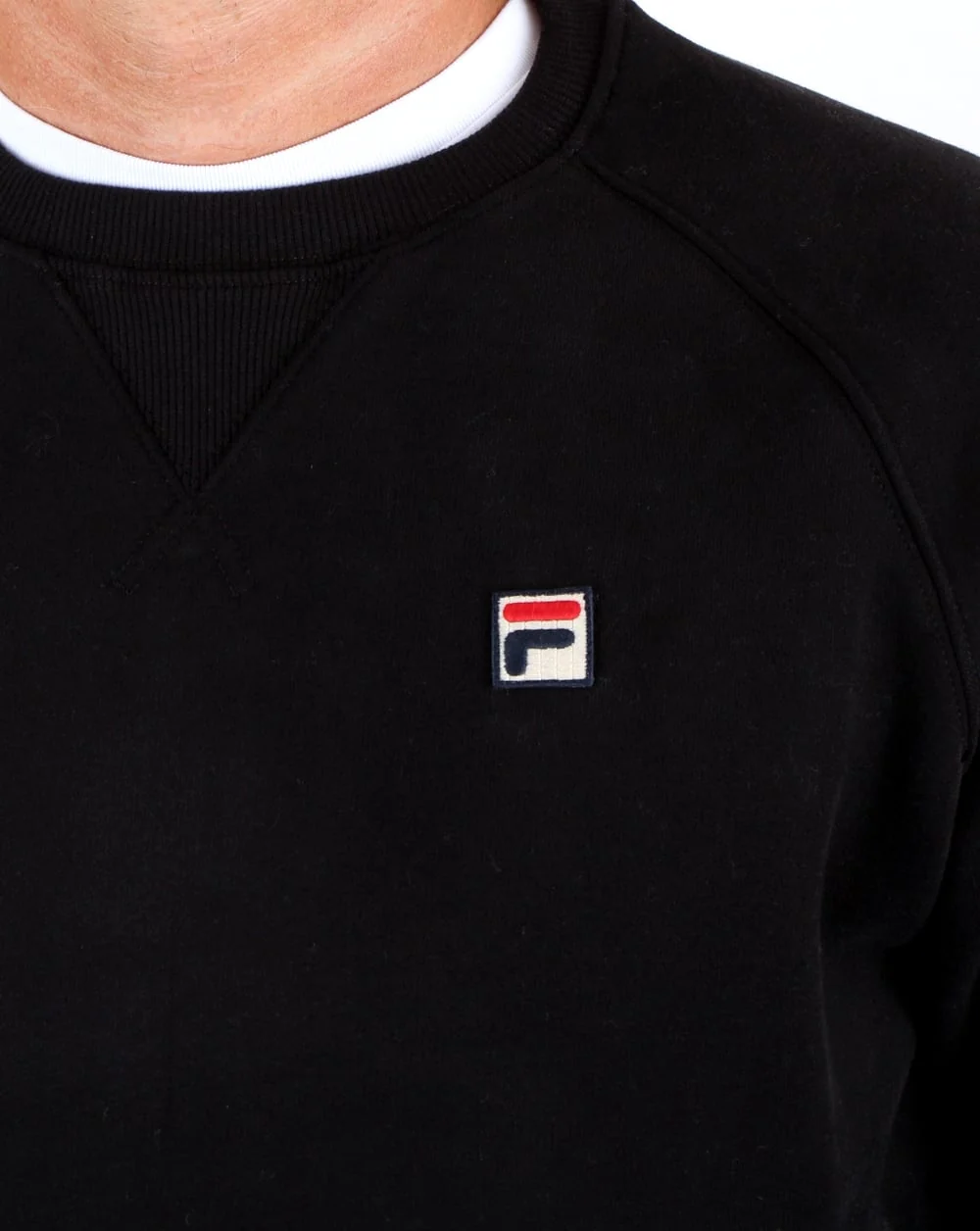Fila Vintage Filippo Crew Sweat Black - Image 2