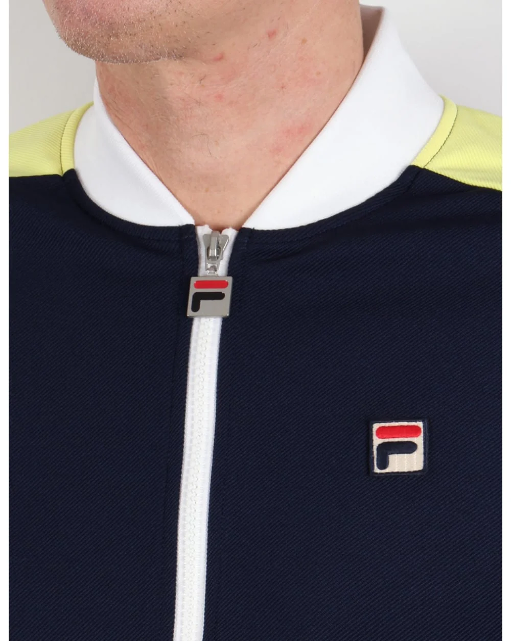 Fila Vintage Founder Track Top Navy/yellow - Image 2