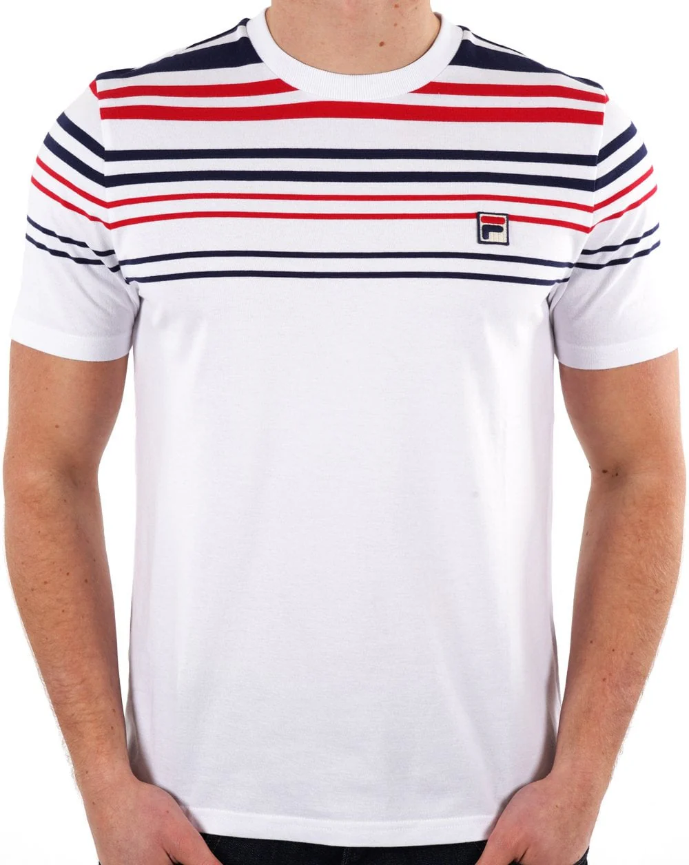 Fila Vintage Geeza T Shirt White - Image 3