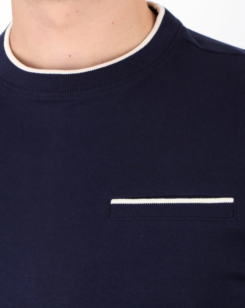 Fila Vintage Gianni T Shirt Navy - Image 2