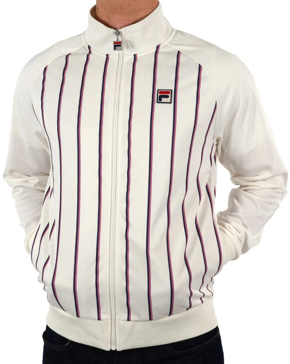 Fila Vintage Hudson Track Top Gardenia - Image 3