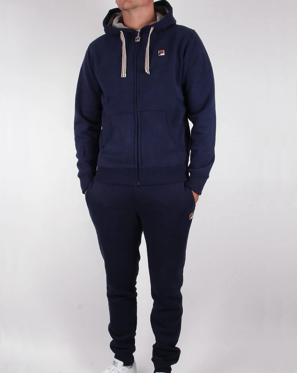 Fila Vintage Livata Cuffed Track Pants Navy - Image 3