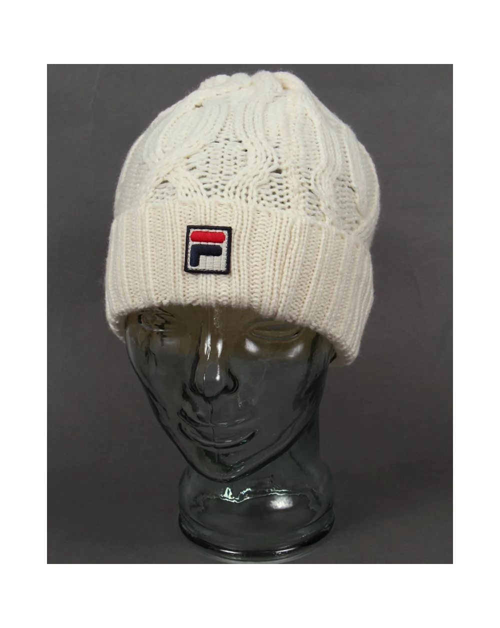 Fila Vintage Marsura Knitted Ski Beanie Gardenia
