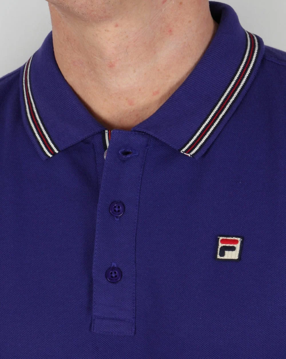 Fila Vintage Matcho 4 Polo Shirt Purple - Image 2