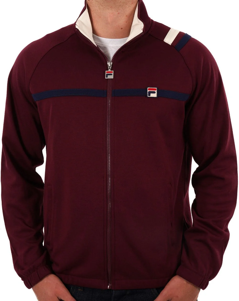 Fila Vintage Mk II Track Top Wine - Image 4