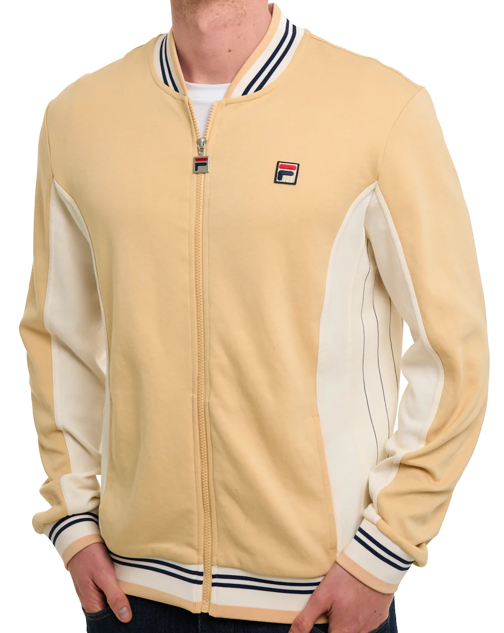 Fila Vintage MK1 Settanta Track Top Classic Sand/Gardenia - Image 2