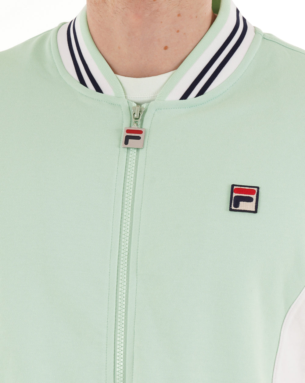Fila Vintage MK1 Settanta Track Top Soft Green/White - Image 2
