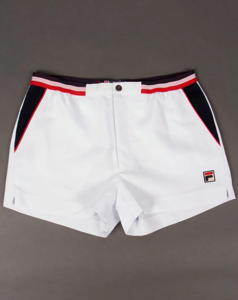 Fila Vintage Mk2 Settanta Shorts White/Navy/Red