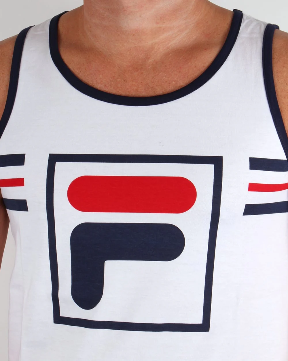 Fila Vintage Mondo Vest White - Image 2