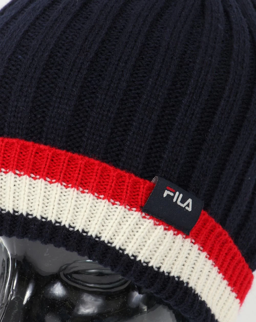 Fila Vintage Nardini Foldover Beanie Navy - Image 3