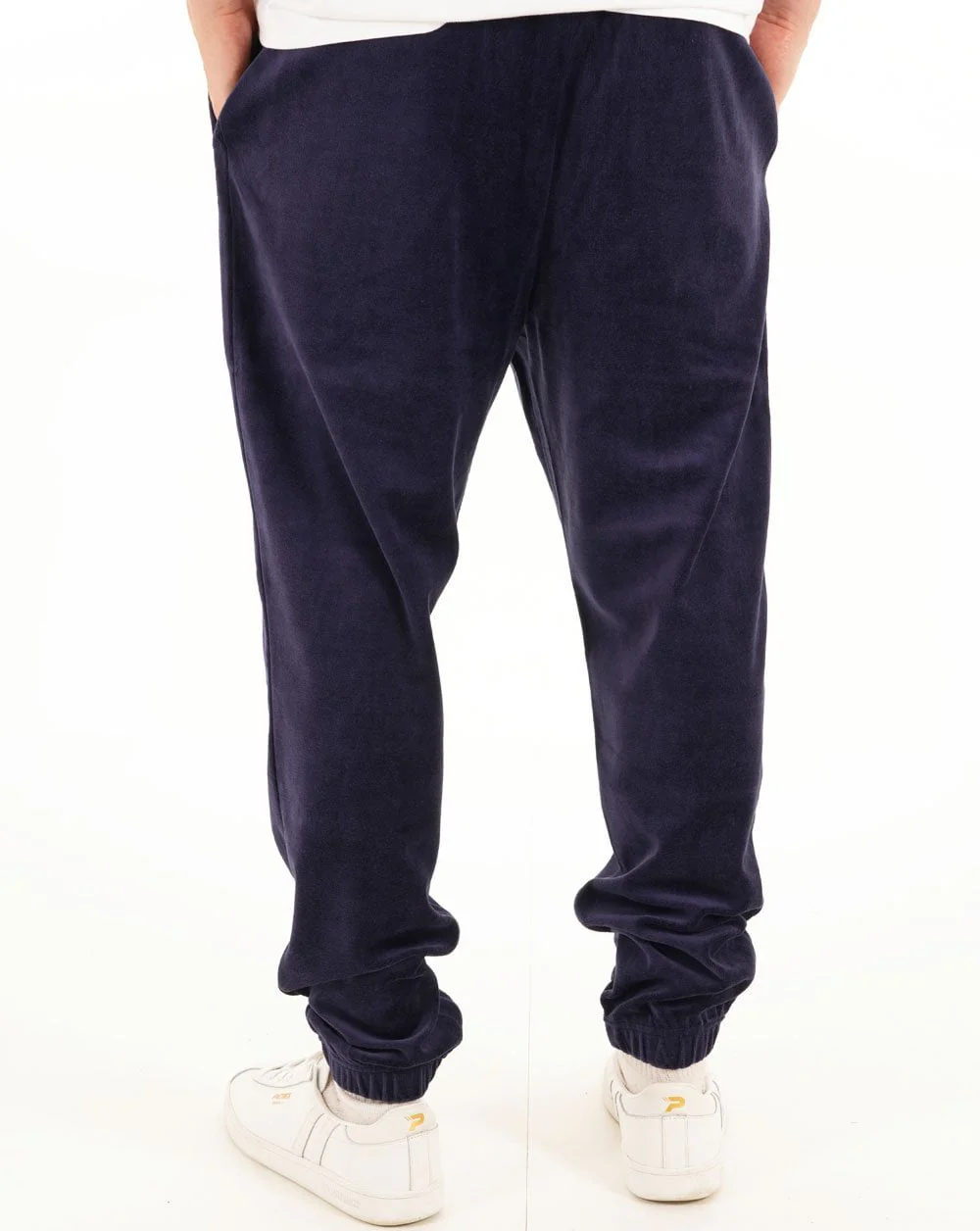 Fila Vintage Premium Velour Track Pants Navy - Image 3