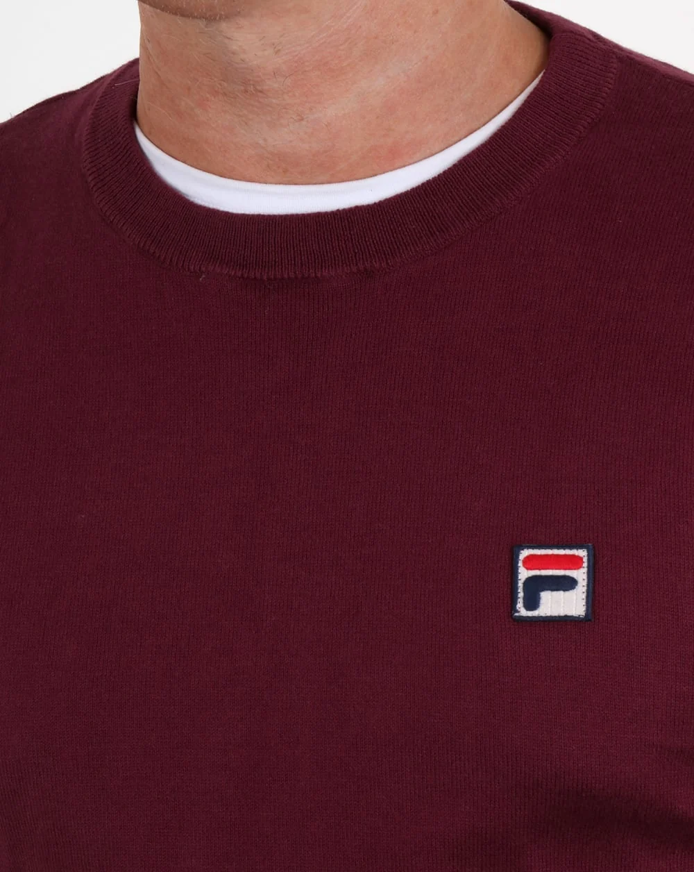 Fila Vintage Sala Crew Neck Jumper Rum Raisin - Image 2