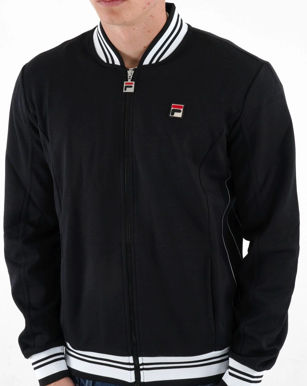 Fila Vintage Settanta 2 Track Top Black - Image 2