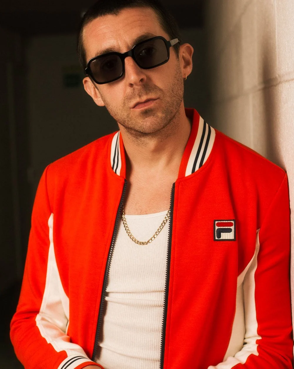 Fila Vintage Settanta Pro Badge Track Top OG Red - Image 2