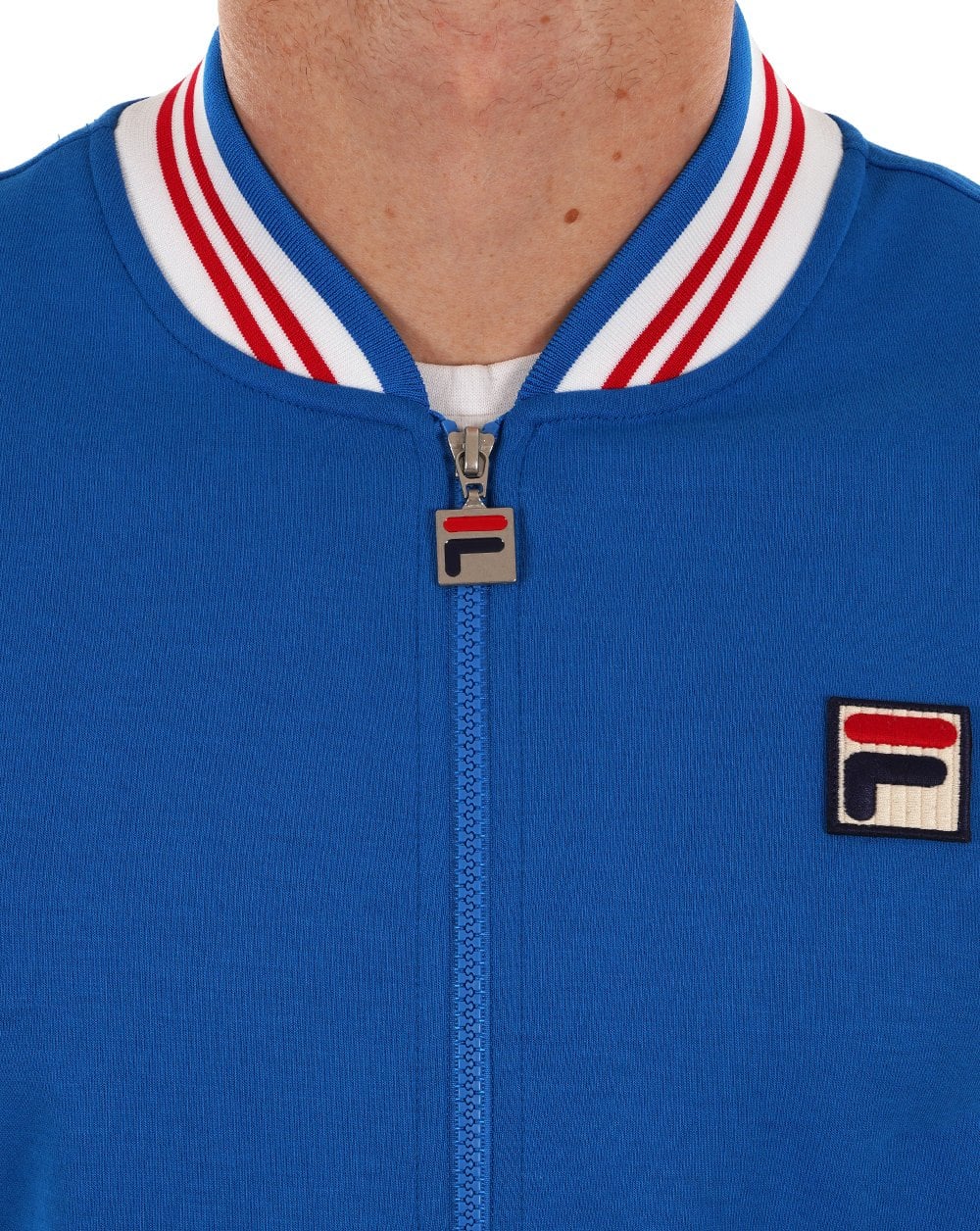 Fila Vintage Settanta Track Top Exclusive Pro Badge French Blue - Image 3