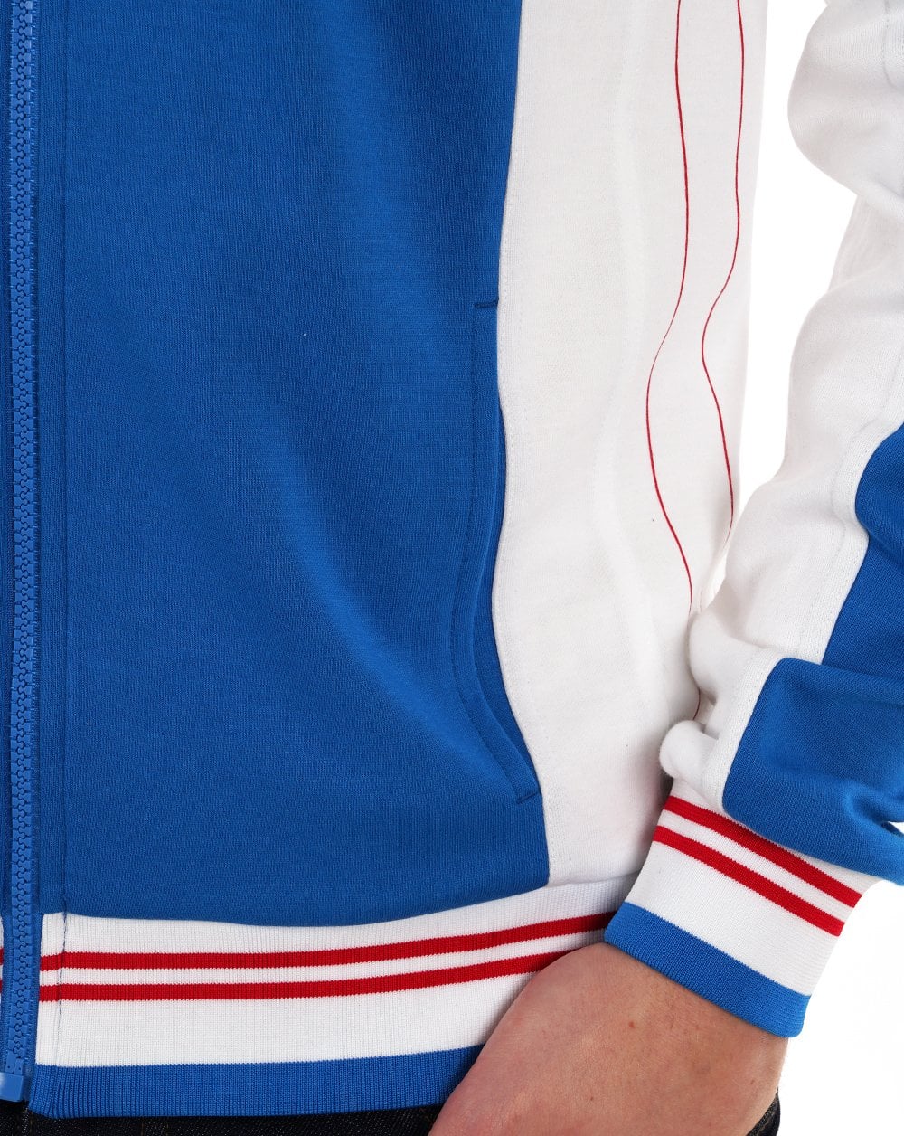 Fila Vintage Settanta Track Top Exclusive Pro Badge French Blue - Image 4