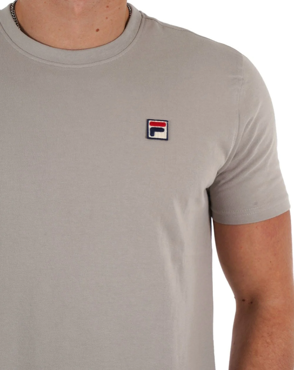 Fila Vintage Sunny T Shirt Light Silver Grey - Image 2