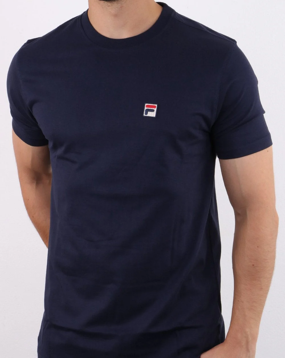 Fila Vintage T Shirt Navy - Image 2