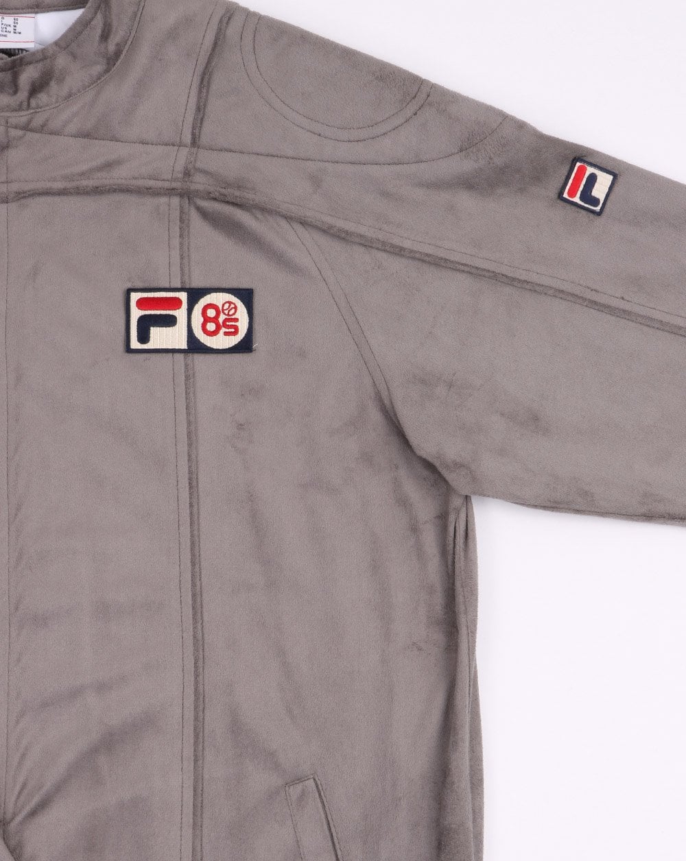 Fila Vintage Terrinda Mk3 Pro Badge Track Top Grey - Image 2