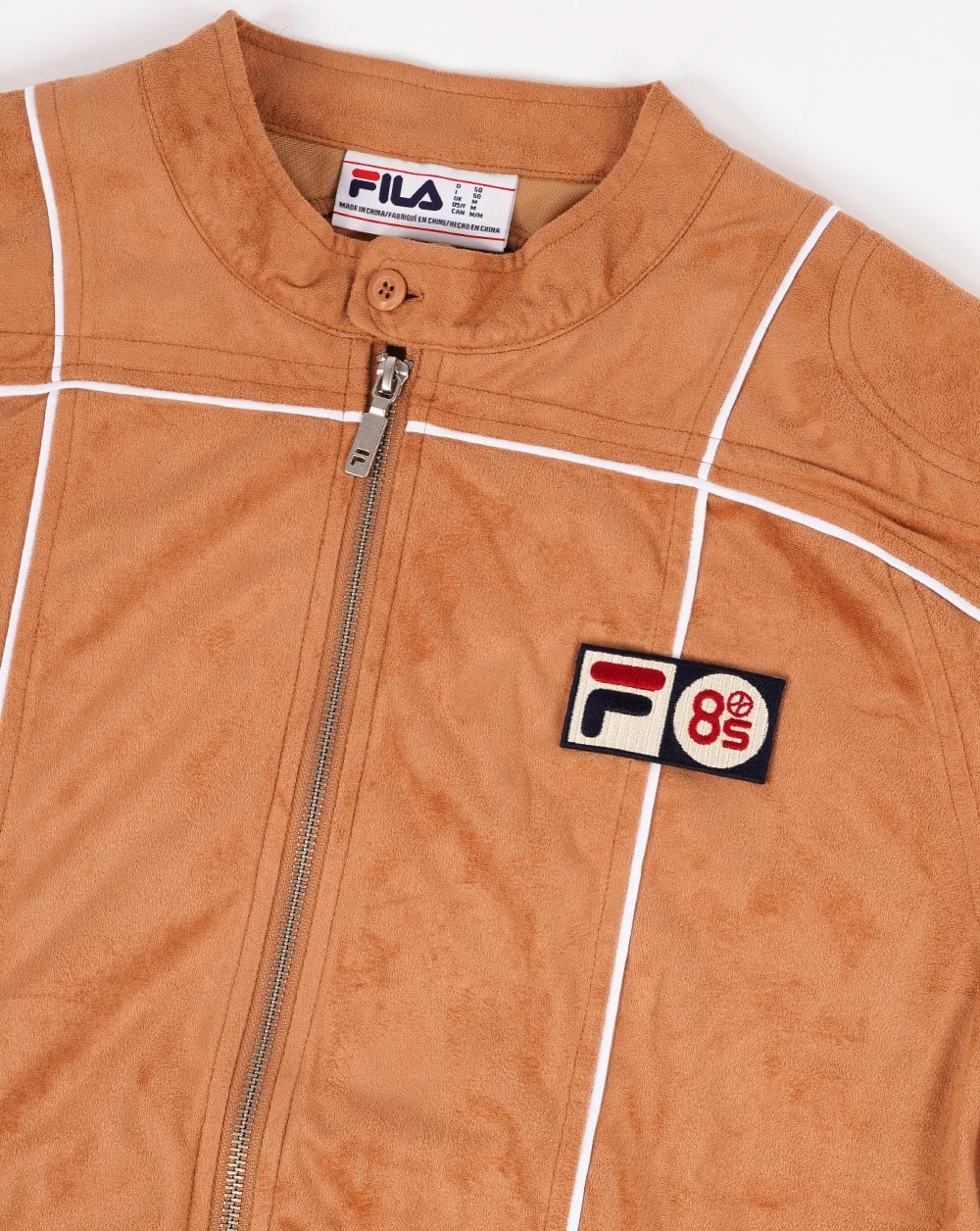 Fila Vintage Terrinda Mk3 Pro Badged Track Top Tan - Image 2