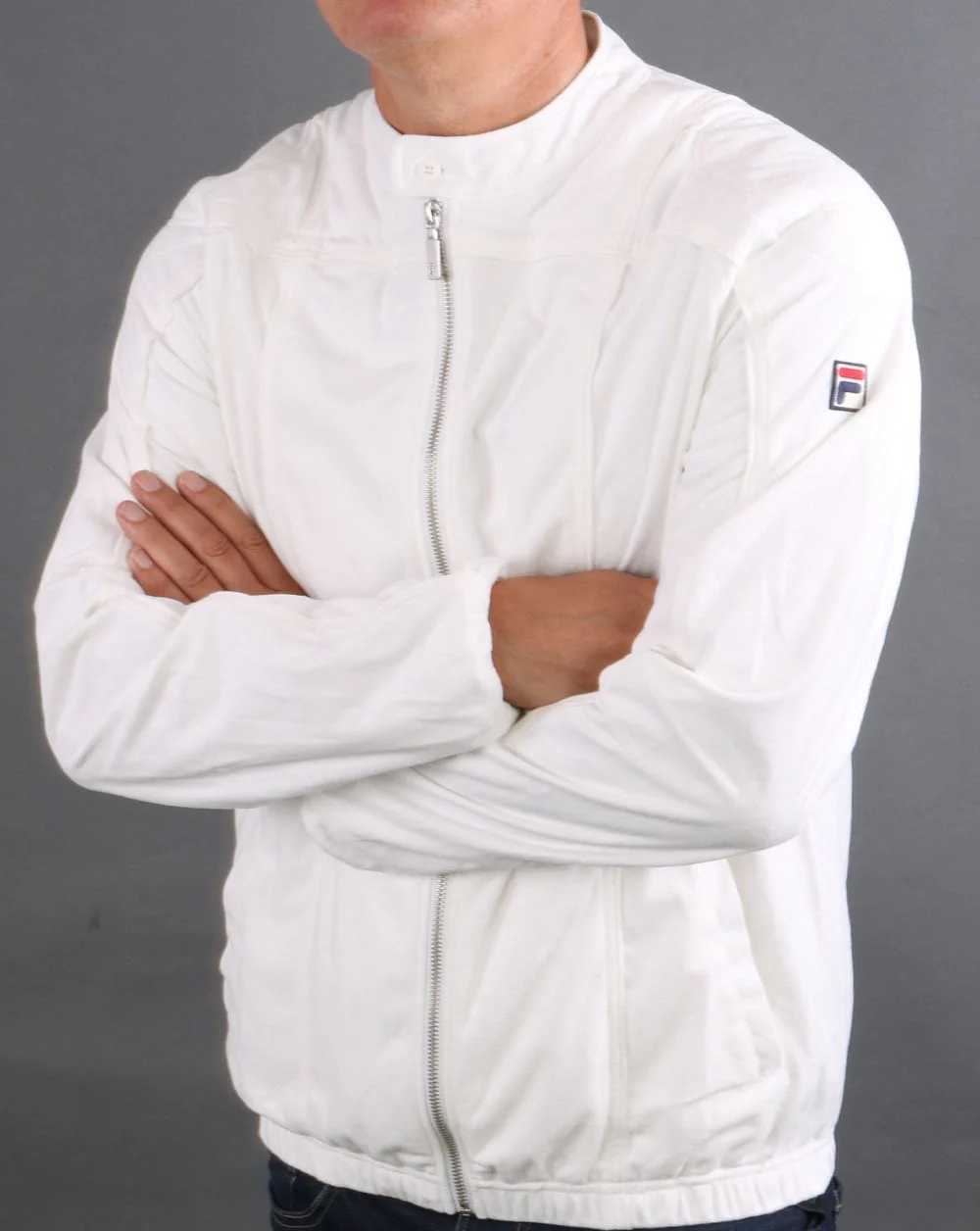 Fila Vintage Terrinda Mk3 Track Jacket White - Image 3