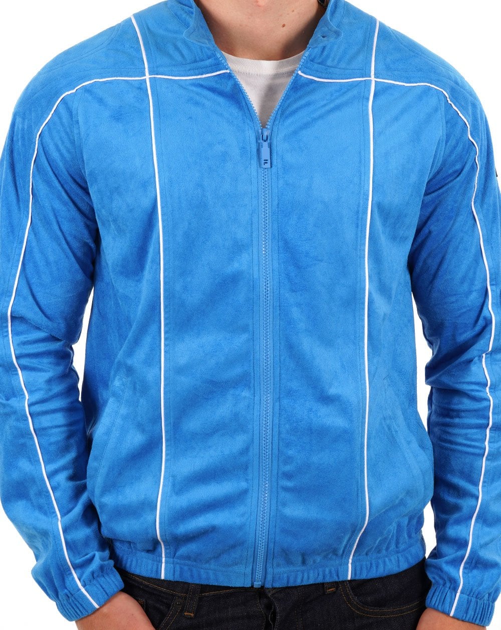Fila Vintage Terrinda Track Top French Blue/White - Image 4