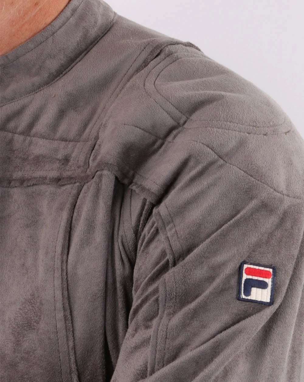 Fila Vintage Terrinda Mk3 Track Top Grey - Image 3