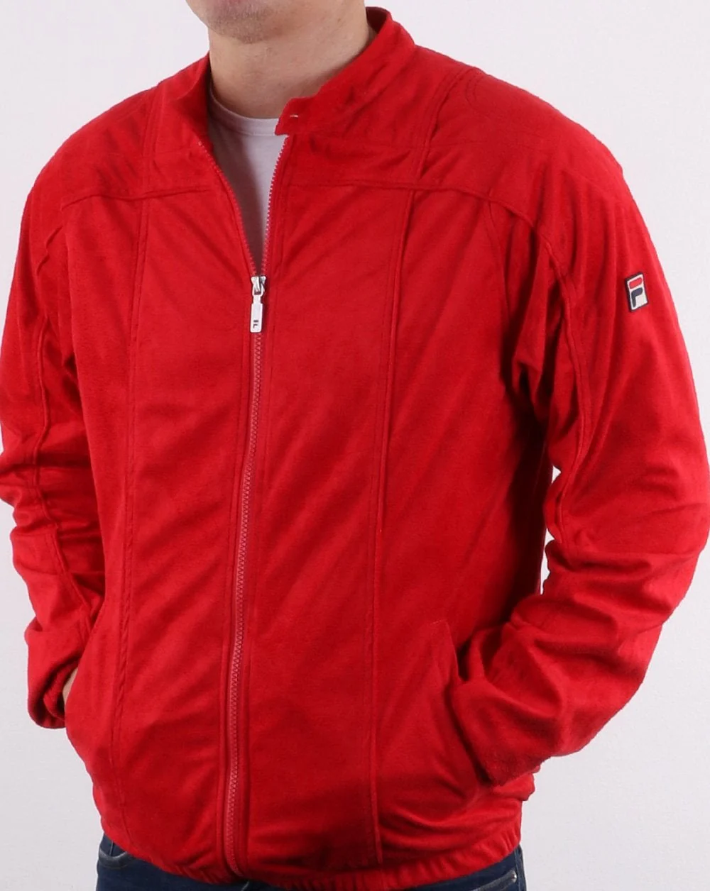 Fila Vintage Terrinda Mk3 Track Top True Red - Image 2