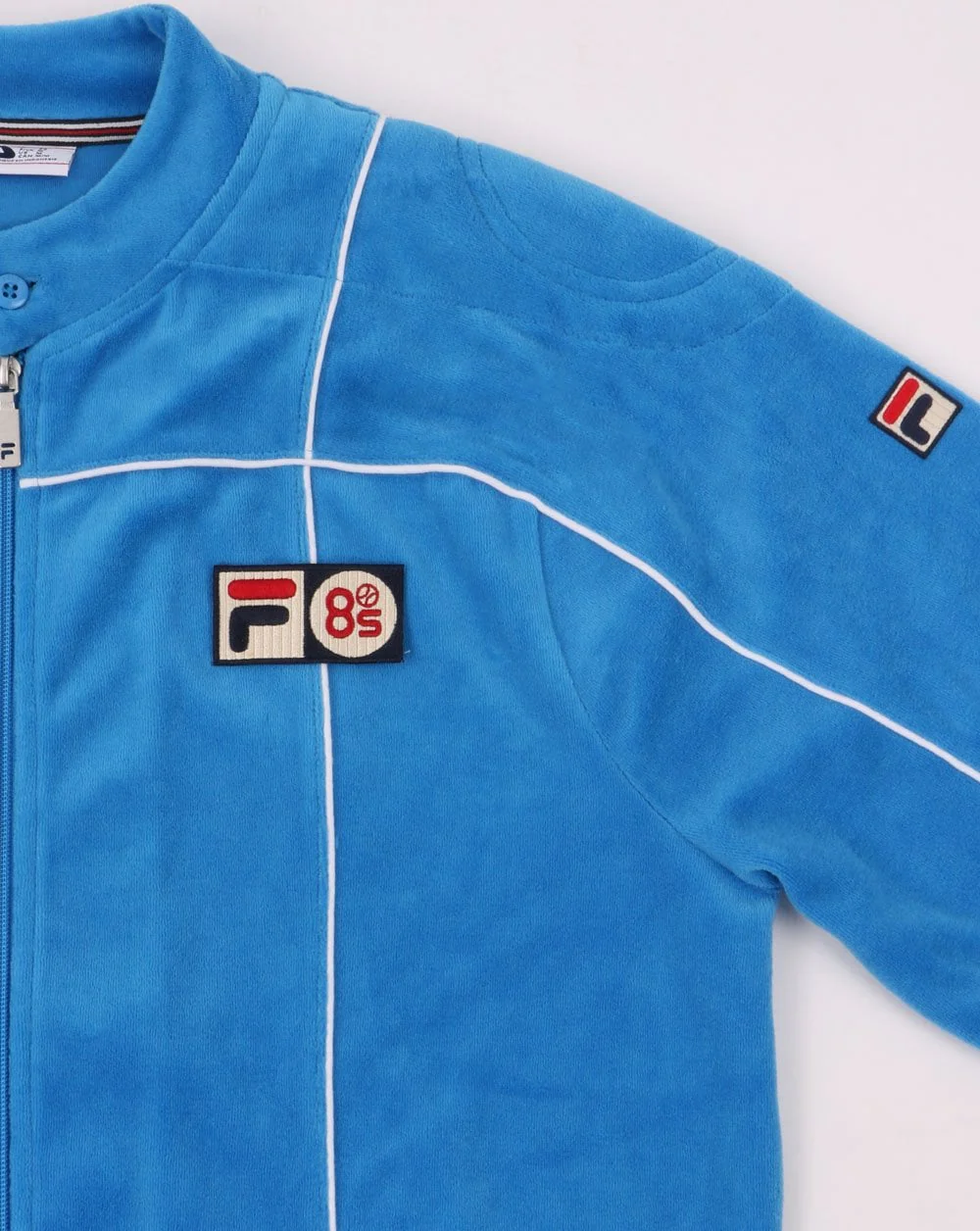 Fila Vintage Terrinda Pro Badge Track Top French Blue - Image 2