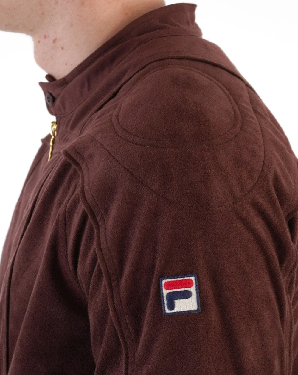 Fila Vintage Terrinda Track Top Brown - Image 4
