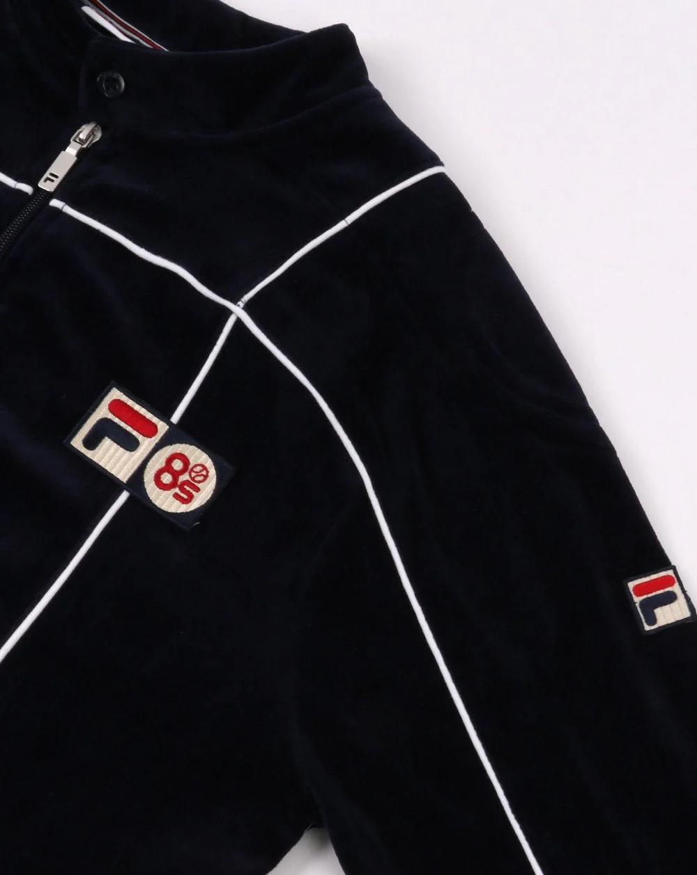 Fila Vintage Terrinda Velour Pro Badge Track Navy/white - Image 2