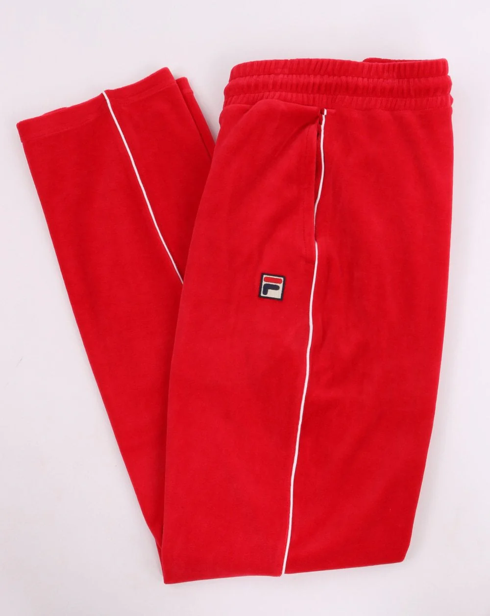 Fila Vintage Terrinda Velour Track Pants Red