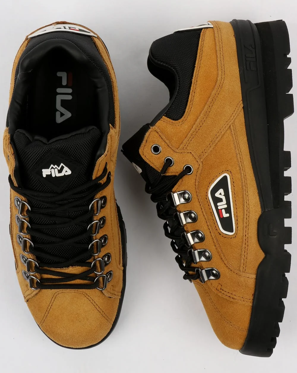 Fila Vintage Trailblazer Suede Boots Honey Mustard - Image 3