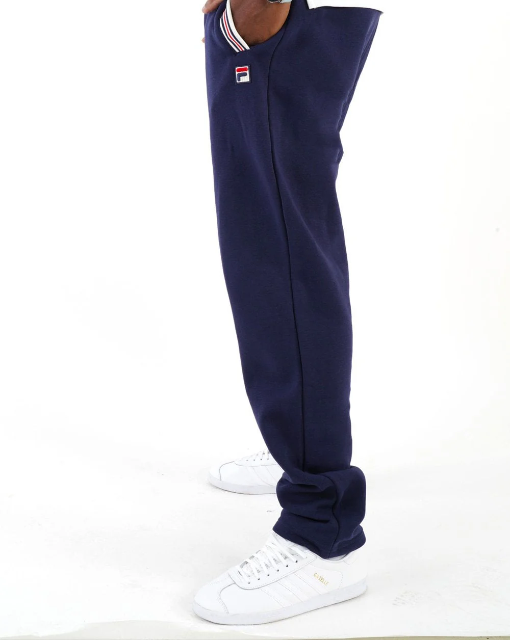 Fila Vintage Waylon Jog Pants Navy - Image 3