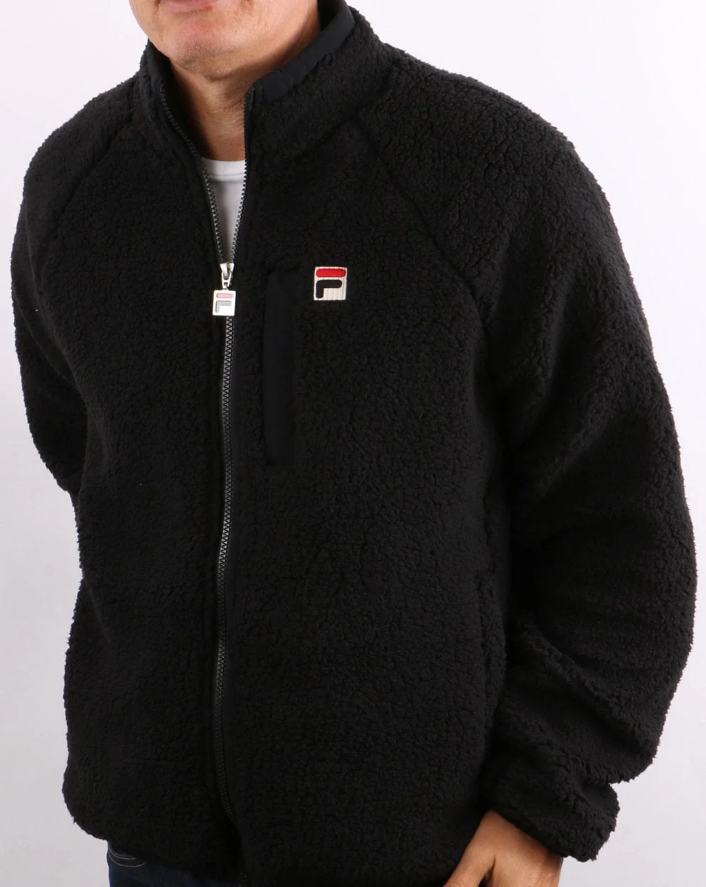 Fila Vintage Yuri Sherpa Fleece Black - Image 5