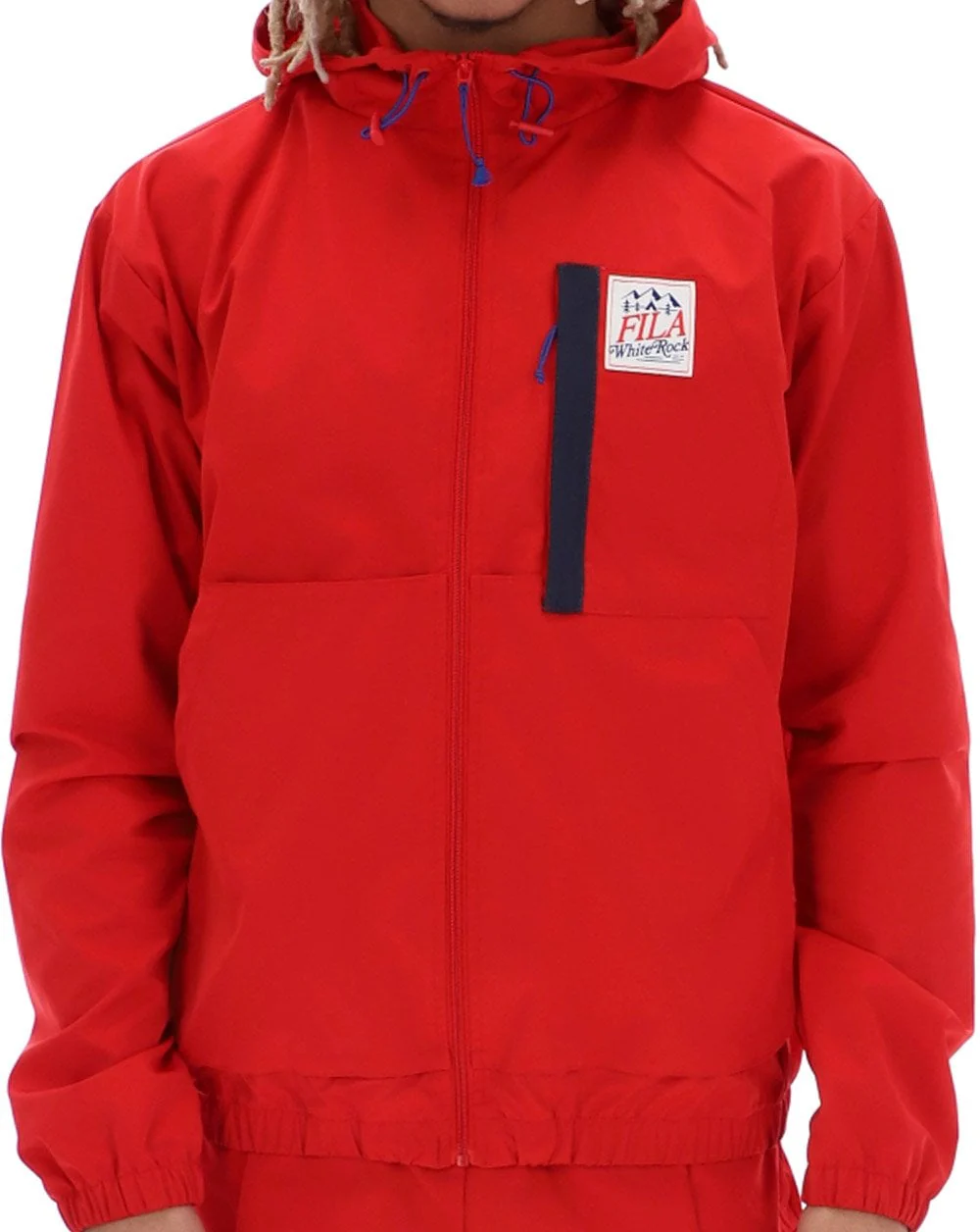 Fila White Rock Zane Windbreaker Red - Image 2