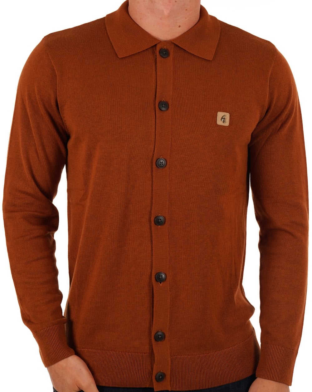 Gabicci Vintage Azima Knitted Cardigan Toffee - Image 3