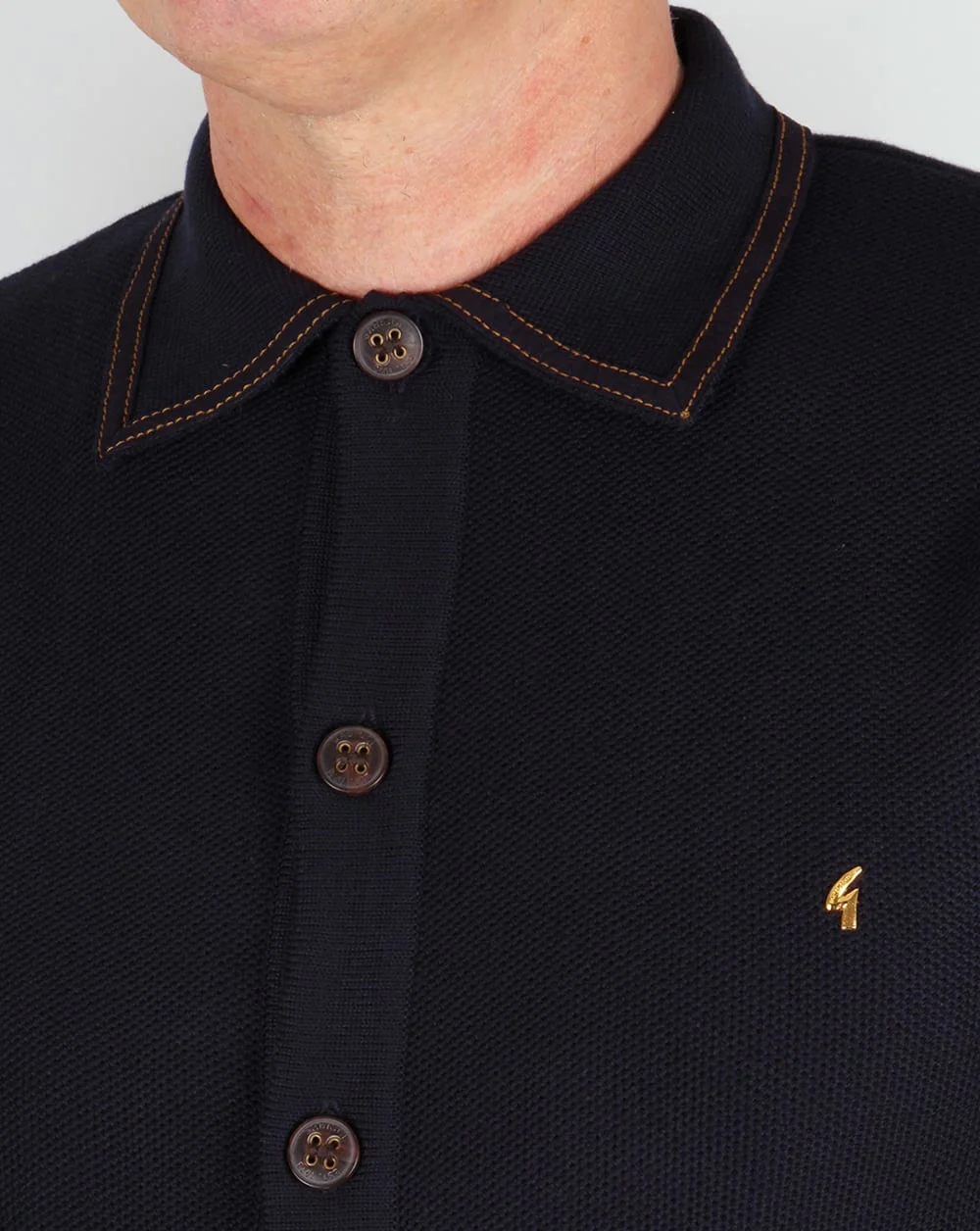 Gabicci Vintage Cardigan Navy - Image 2