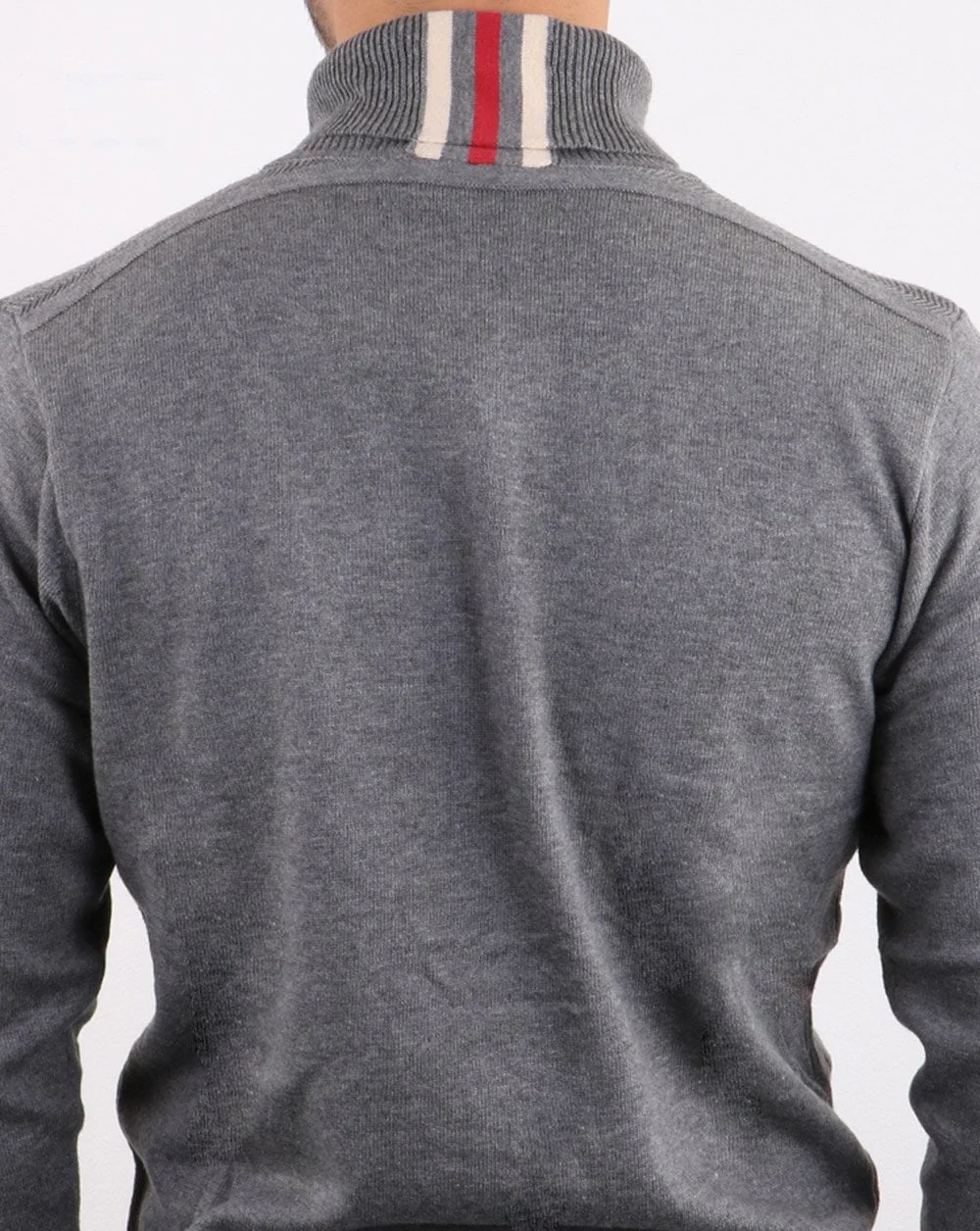 Gabicci Vintage Coaster Roll Neck Grey - Image 3