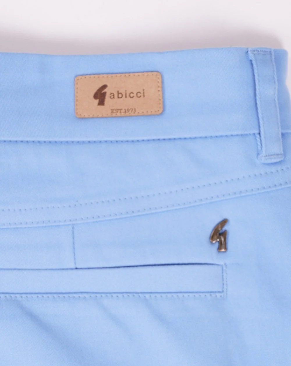 Gabicci Vintage Cooper Chino Shorts Marina Blue - Image 2