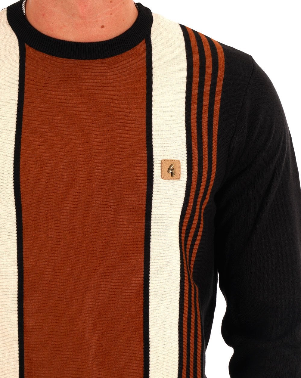 Gabicci Vintage Cruger Knitted Jumper Black - Image 2
