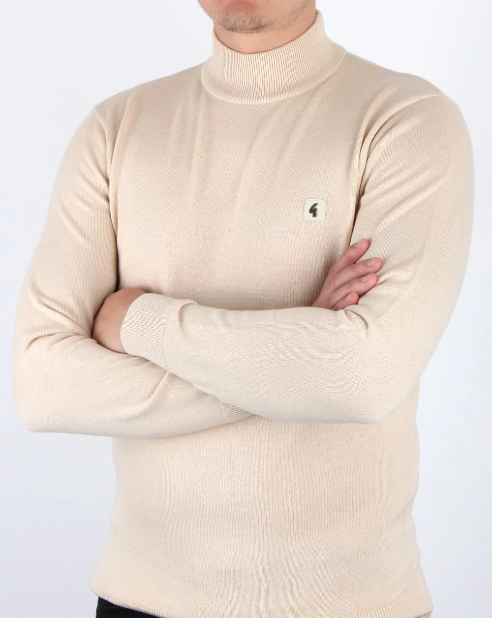 Gabicci Vintage Duke Jumper Oat - Image 3