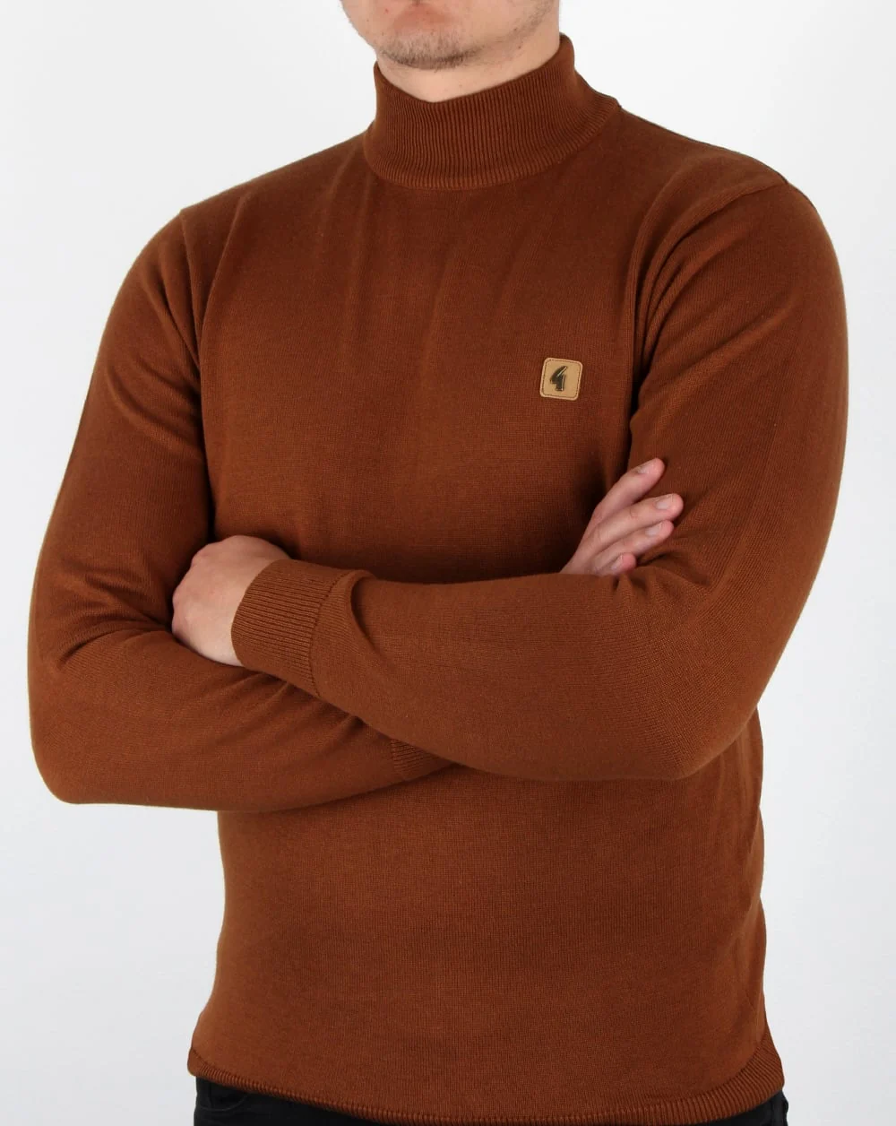 Gabicci Vintage Duke Jumper Tan - Image 3